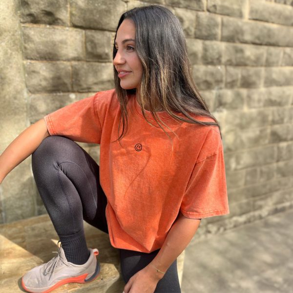 Heavy Oversized T-shirts Orange