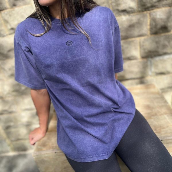 Heavy Oversized T-shirts  Purple